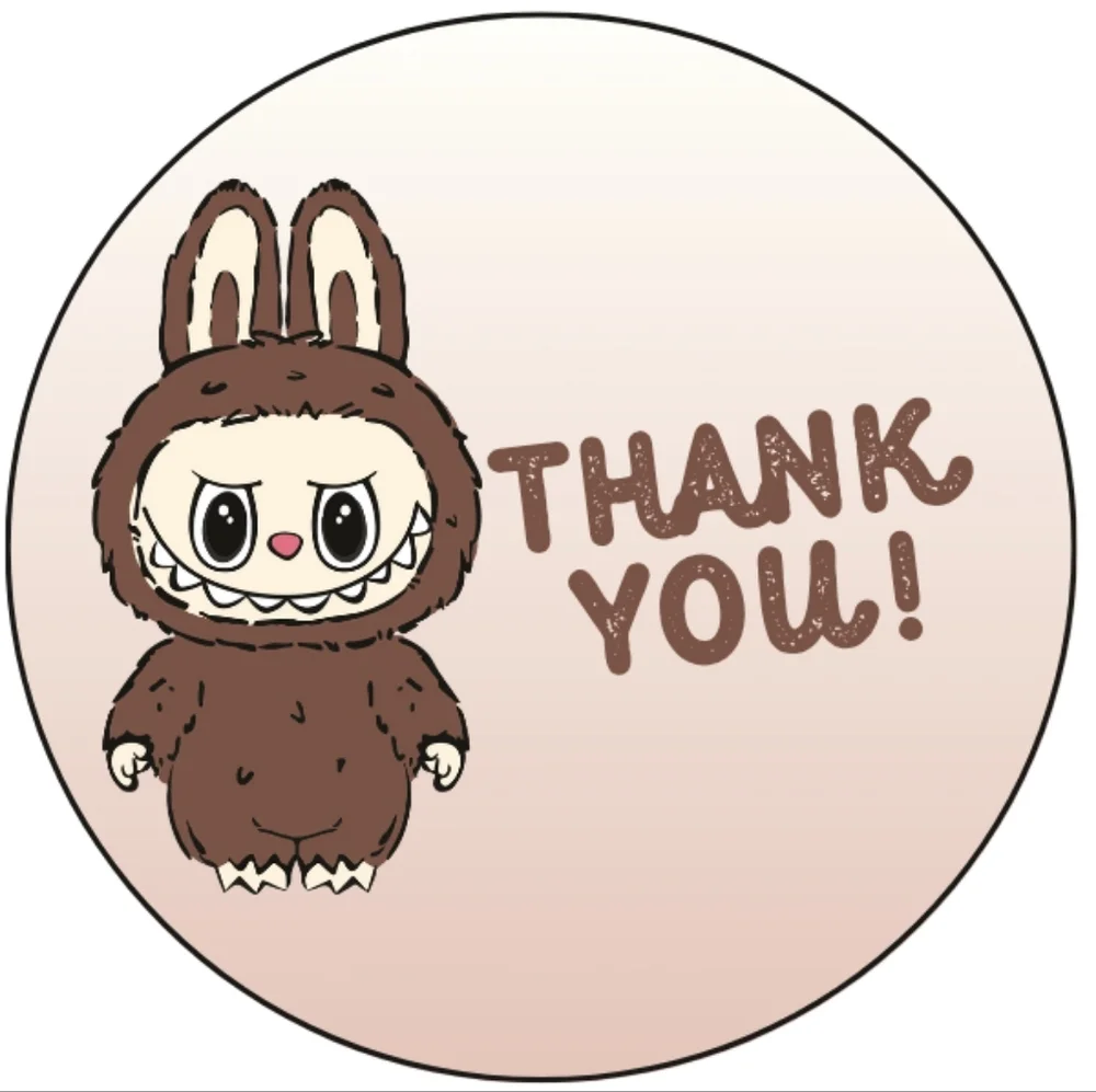 120pcs Labubu Stickers and Cards